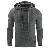 Herren-Sweatshirt ohne Reißverschluss mit Prägemuster-Bombardina.de