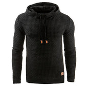 Herren-Sweatshirt ohne Reißverschluss mit Prägemuster-Bombardina.de