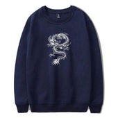 Herren-Kapuzenpullover mit Drachenmotiv-Bombardina.de