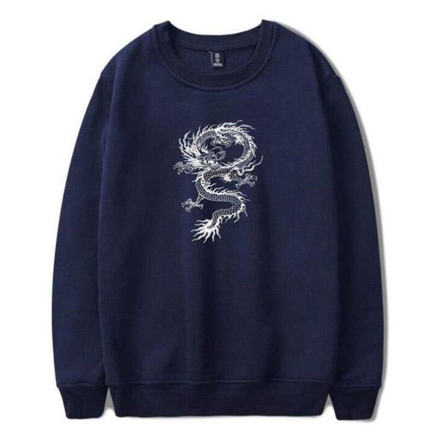 Herren-Kapuzenpullover mit Drachenmotiv-Bombardina.de