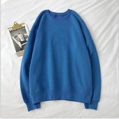 Einfarbiges Herren-Sweatshirt mit Reißverschluss-Bombardina.de