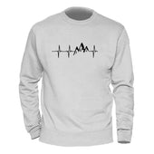 Herren-Sweatshirt ohne Reißverschluss mit Aufdruck-Bombardina.de