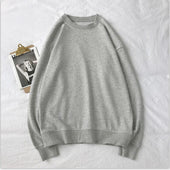 Einfarbiges Herren-Sweatshirt mit Reißverschluss-Bombardina.de