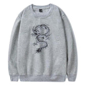 Herren-Kapuzenpullover mit Drachenmotiv-Bombardina.de