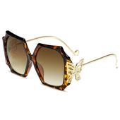Sonnenbrille mit Schmetterlingsakzent-Bombardina.de