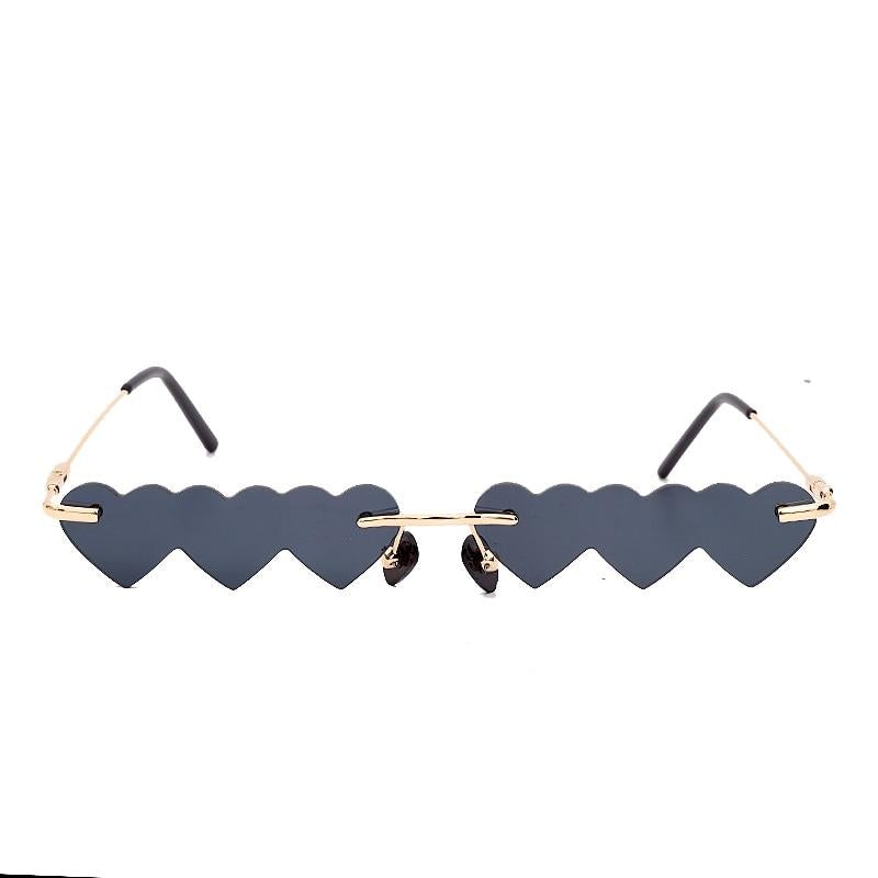 Sonnenbrille mit dreifachen Herzen-Bombardina.de