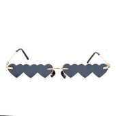 Sonnenbrille mit dreifachen Herzen-Bombardina.de