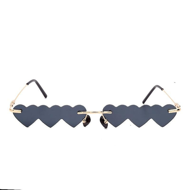 Sonnenbrille mit dreifachen Herzen-Bombardina.de