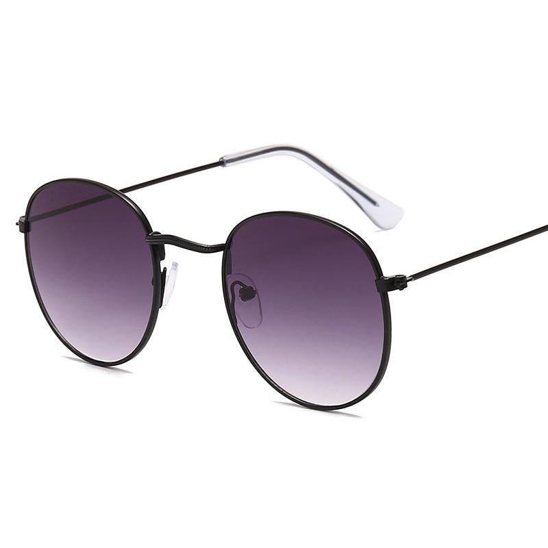 Sonnenbrille mit silbernem Rahmen-Bombardina.de