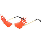Flammenförmige Sonnenbrille-Bombardina.de