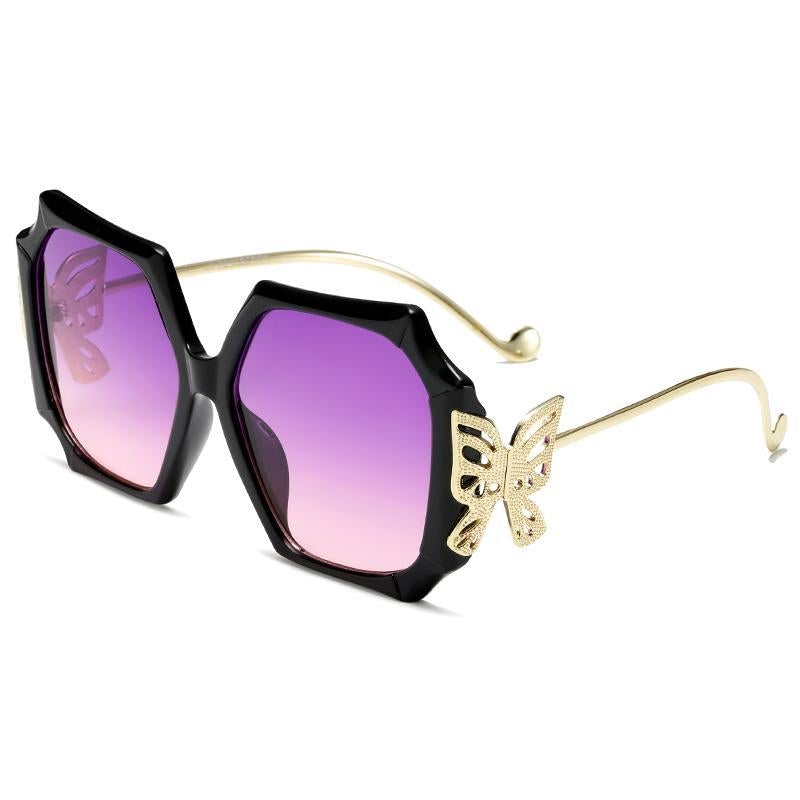 Sonnenbrille mit Schmetterlingsakzent-Bombardina.de