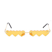 Sonnenbrille mit dreifachen Herzen-Bombardina.de