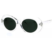 Ovale Sonnenbrille mit farbigem Rahmen-Bombardina.de
