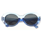 Ovale Sonnenbrille mit farbigem Rahmen-Bombardina.de