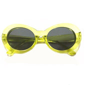 Ovale Sonnenbrille mit farbigem Rahmen-Bombardina.de