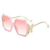 Sonnenbrille mit Schmetterlingsakzent-Bombardina.de