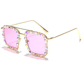 Sonnenbrille mit Pailletten-Bombardina.de