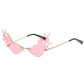 Flammenförmige Sonnenbrille-Bombardina.de