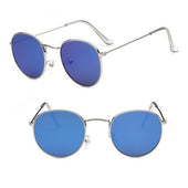 Sonnenbrille mit silbernem Rahmen-Bombardina.de