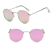Sonnenbrille mit silbernem Rahmen-Bombardina.de