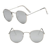 Sonnenbrille mit silbernem Rahmen-Bombardina.de