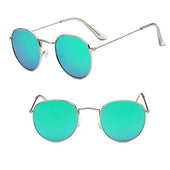 Sonnenbrille mit silbernem Rahmen-Bombardina.de