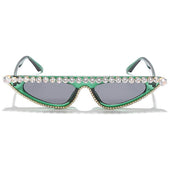 Sonnenbrille mit Schmuckverzierungen-Bombardina.de