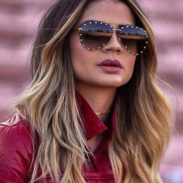 Sonnenbrille mit Pailletten-Bombardina.de