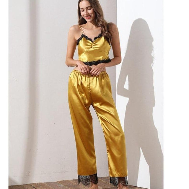 Satin-Pyjama für Damen-Bombardina.de