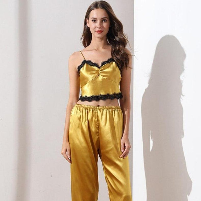 Satin-Pyjama für Damen-Bombardina.de