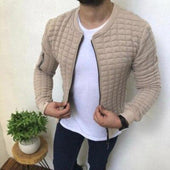 Gestepptes Sweatshirt mit Reißverschluss für Herren-Bombardina.de