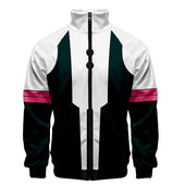 Herren-Sweatshirt mit Reißverschluss und geometrischem Print-Bombardina.de