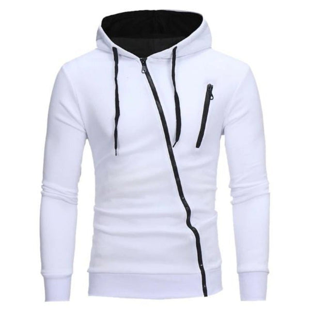 Herren-Sweatshirt mit Reißverschluss und asymmetrischem Verschluss-Bombardina.de