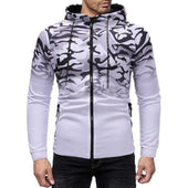 Herren-Sweatshirt mit Reißverschluss mit dem Motiv von moro-Bombardina.de