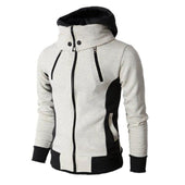 Herren-Sweatshirt mit Reißverschluss und Kragen-Bombardina.de