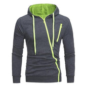 Herren-Sweatshirt mit Reißverschluss und asymmetrischem Verschluss-Bombardina.de