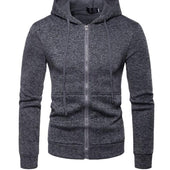 Herren-Hoodie mit Reißverschluss-Bombardina.de