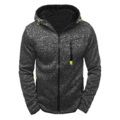 Herren-Sweatshirt mit Reißverschluss und Taschen-Bombardina.de