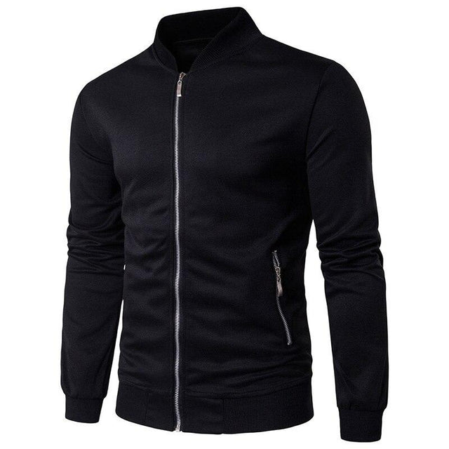 Herren-Sweatshirt mit Reißverschluss und tailliertem Schnitt-Bombardina.de