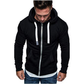 Herren-Sweatshirt mit Reißverschluss und tailliertem Schnitt-Bombardina.de