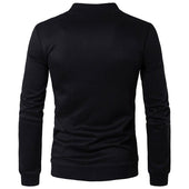 Herren-Sweatshirt mit Reißverschluss und tailliertem Schnitt-Bombardina.de