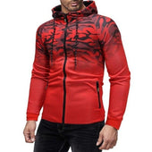 Herren-Sweatshirt mit Reißverschluss mit dem Motiv von moro-Bombardina.de