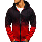 Herren-Sweatshirt mit Reißverschluss ombre-Bombardina.de