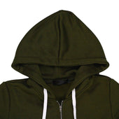 Lang geschnittenes Damen-Sweatshirt mit Reißverschluss-Bombardina.de