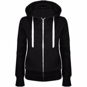 Damen-Sweatshirt mit Reißverschluss und kontrastierendem Reißverschluss-Bombardina.de
