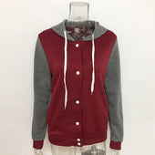 Damen-Sweatshirt mit Reißverschluss baseball-Bombardina.de
