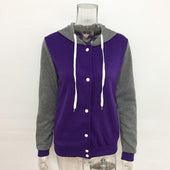 Damen-Sweatshirt mit Reißverschluss baseball-Bombardina.de