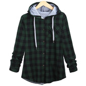Kariertes Damen-Sweatshirt-Bombardina.de