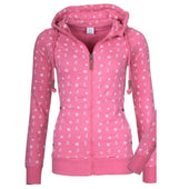 Damen-Sweatshirt mit Reißverschluss und Matrosenmotiv-Bombardina.de
