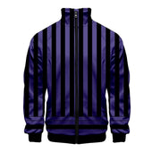 Herren-Sweatshirt mit Reißverschluss und geometrischen Mustern-Bombardina.de